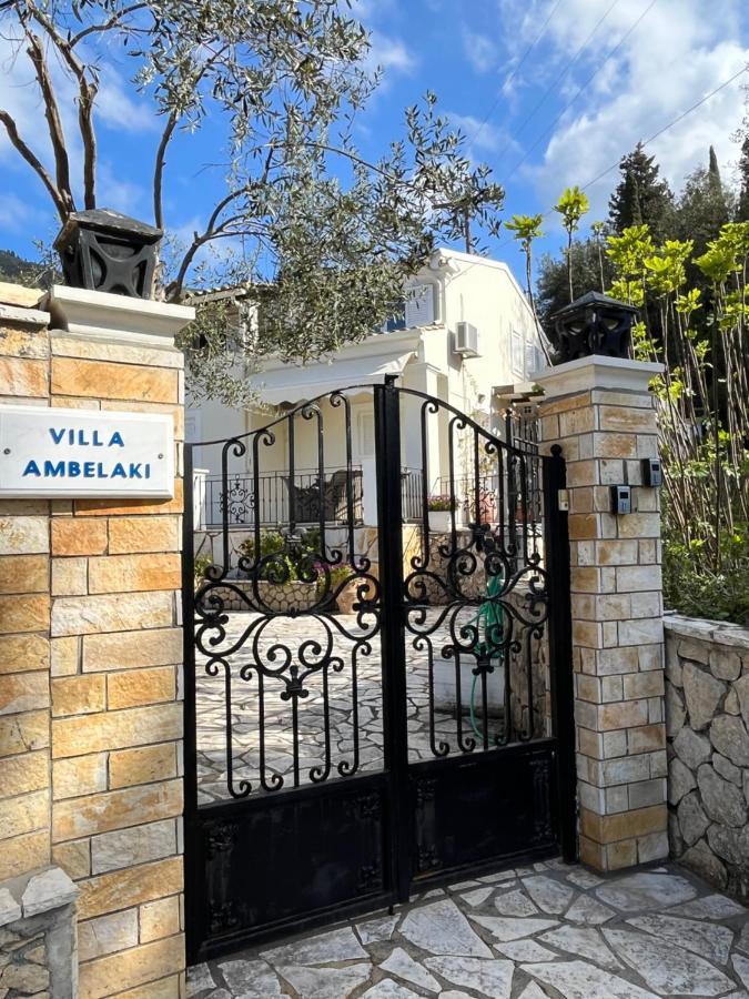 Villa Ampelaki "30 Meters To Beach" 帕莱欧卡斯提撒 外观 照片